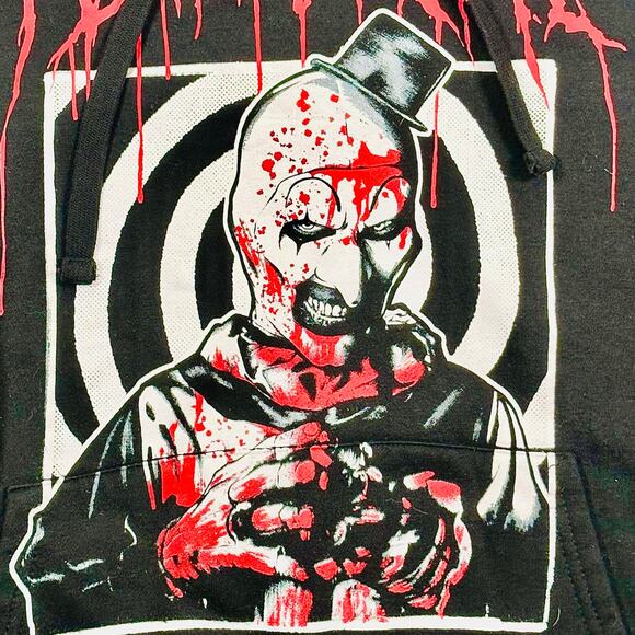 Terrifier 2 Hoodie Art The Clown Horror Movie Men's XL Black Chaos Violence Gore - Picture 5 of 8